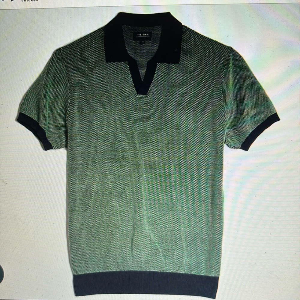 Men’s Tie Bar Sweater Polo